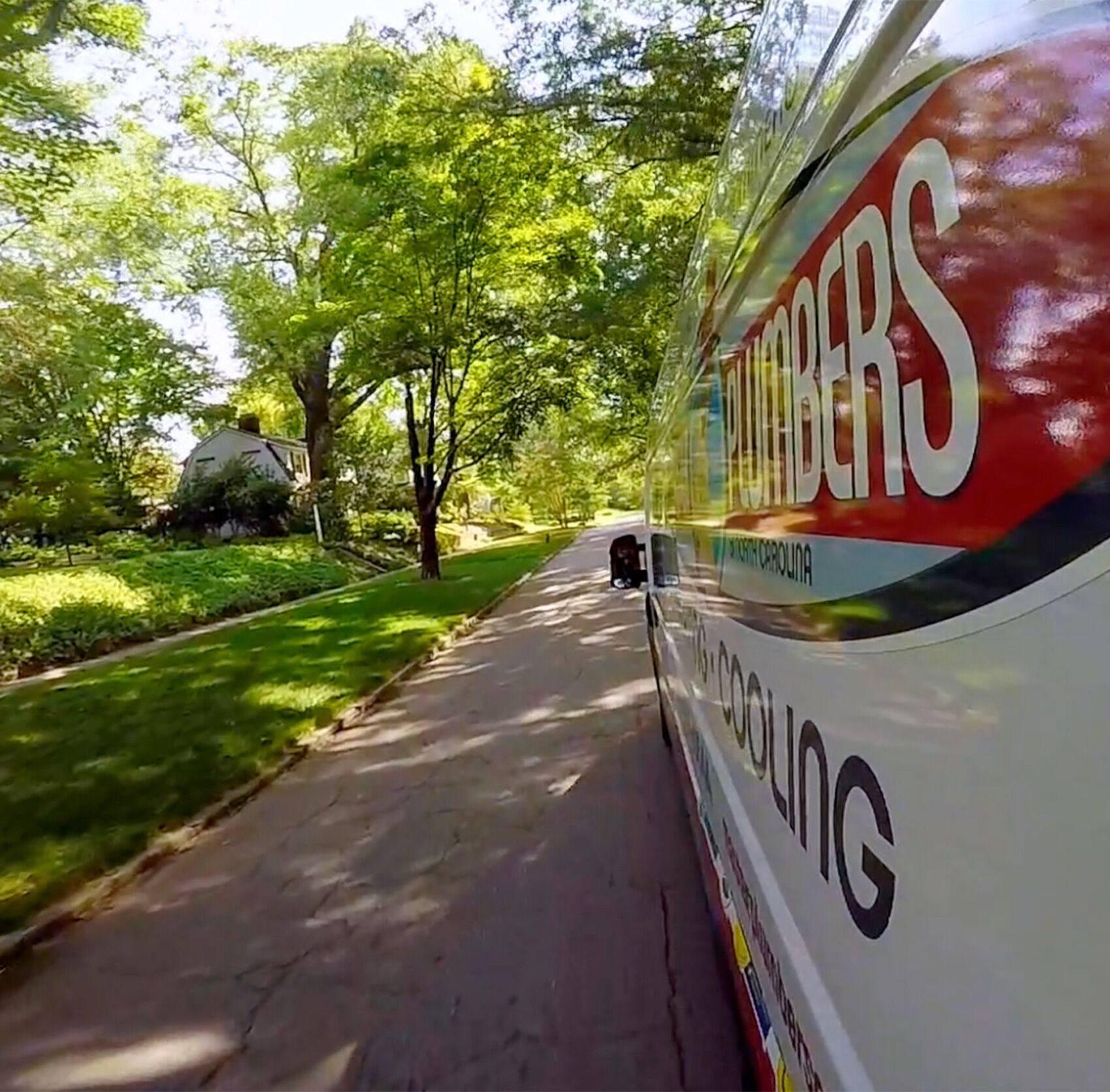 Master Plumbers HVAC van